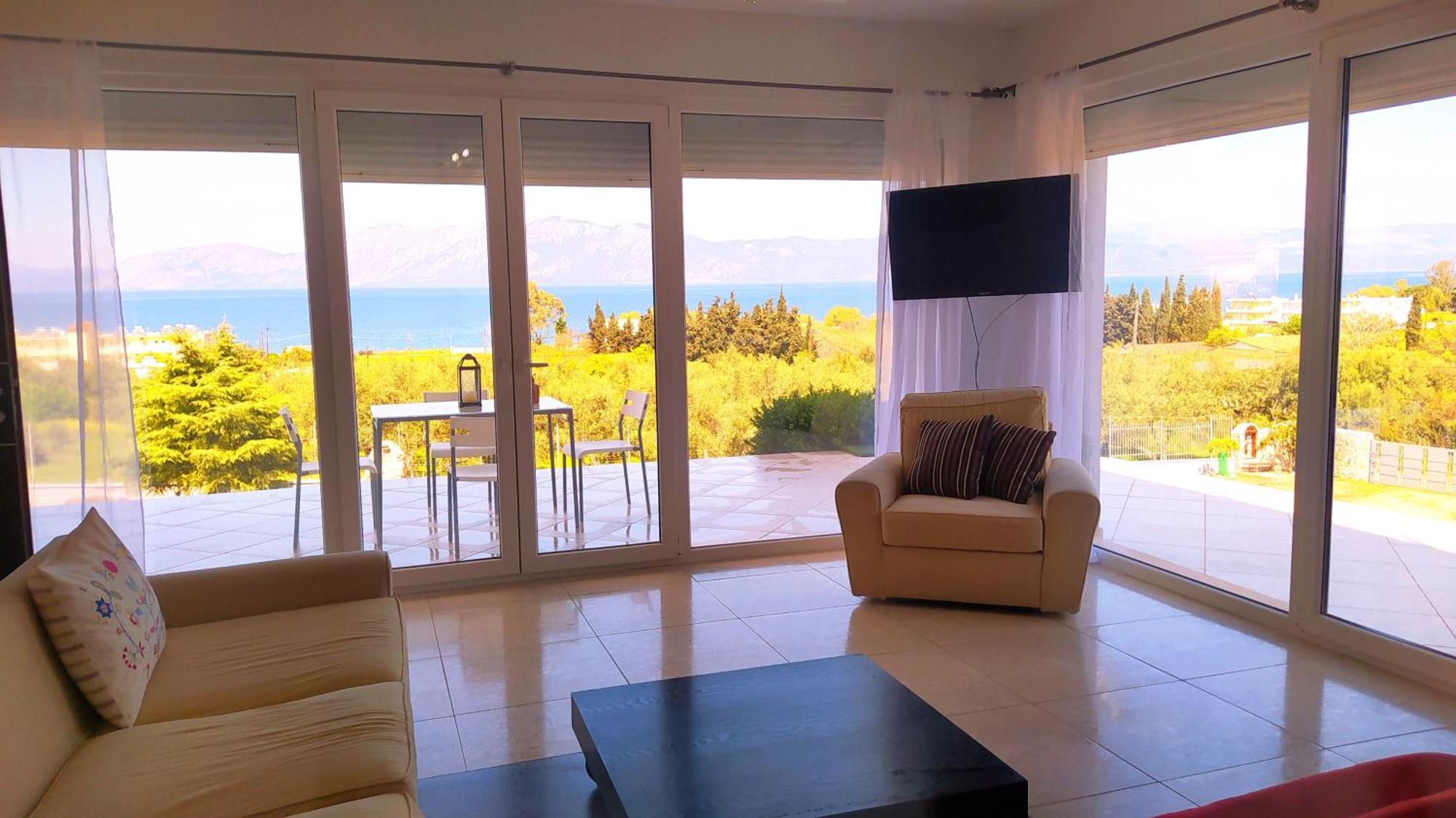 Villa View Διαμερισμα Loukissia Esterno foto